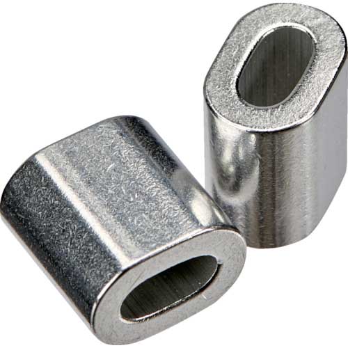 TRUSCO ワイヤロープ用ステンレススリーブ(2個入)1.2〜1.5パイ用 SRB15S