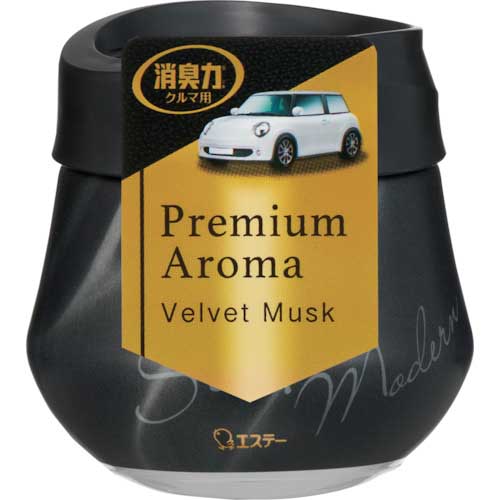 エステー クルマの消臭力 Premium Aroma ゲルタイプ ベルベットムスク ST13059