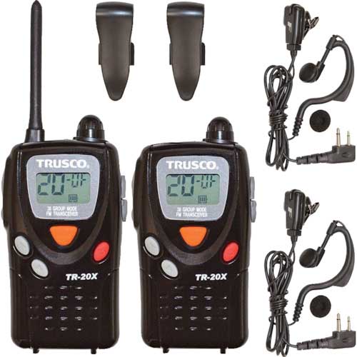 TRUSCO 特定小電力トランシーバー 2台セット TR-20X