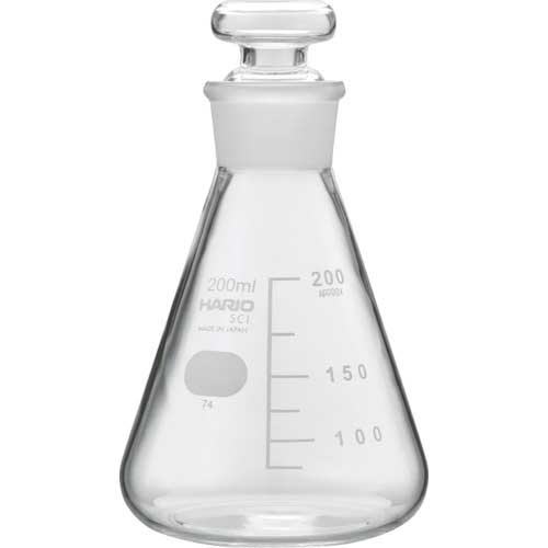 Tricore 200mL3本セット HARIO 共栓三角フラスコ200ml(TS27) TSF-200-SCIの通販｜現場市場
