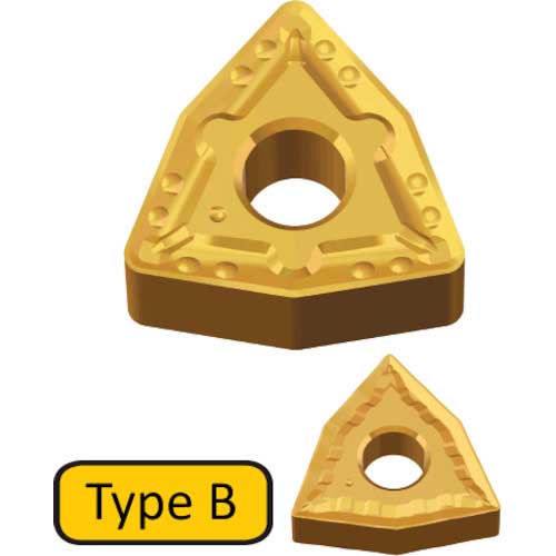 【廃番】テグテック 旋削加工用チップ T‐ターン CVD WNMG 080408 MT TT8125B