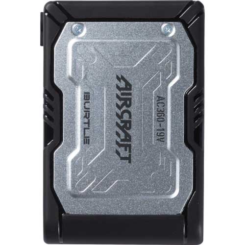 【廃番】バートル リチウムイオンバッテリーAC360-35-Fブラック 空調ウェア AC360-35-F