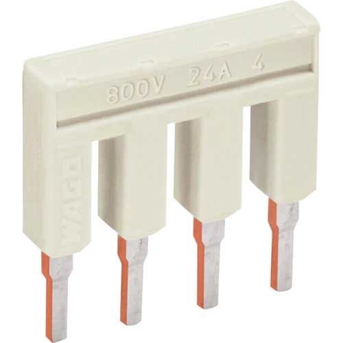 WAGO 2002,2202、2102、2022シリーズ端子台用ジャンパ 4極用 2002-404-TPK