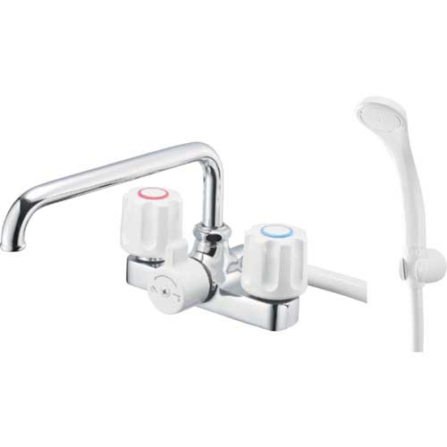 SANEI ツーバルブデッキシャワー混合栓 SK710-W-13