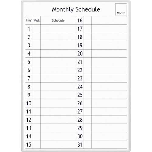マグエックス アプライマンスリースケジュールボード MAMB-3042W-Y