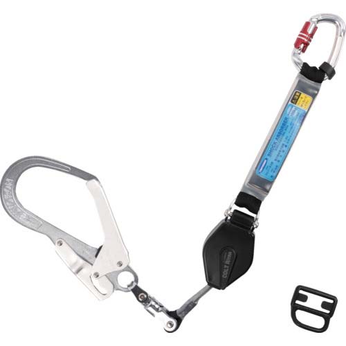 藤井電工 ツヨロン フルハーネス用ランヤード シングルランヤード ロック機構付き巻取式コルトリトラ THLCR93SV21KSBKR23BP