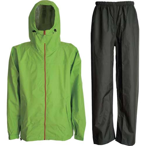 カジメイク 3440 3Dエクストラレインスーツ ライム L 3440-84-L