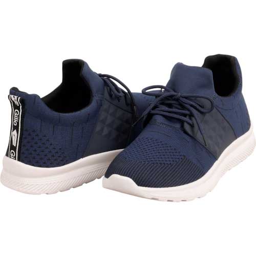 カジメイク 6409 GILIOワークシューズ ネイビー 27CM 6409-55-27