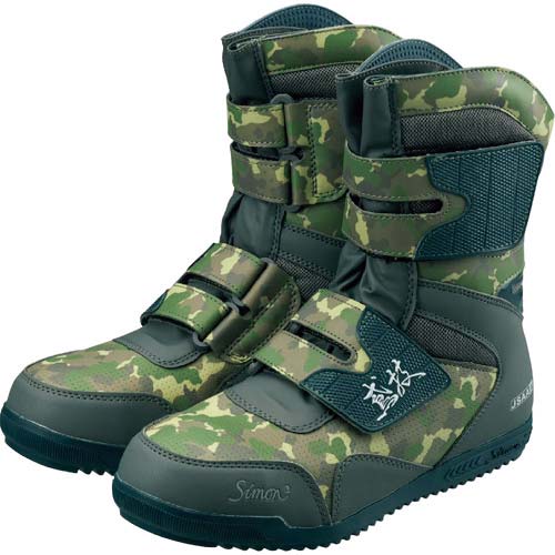 シモン プロスニーカー 鳶技S038オリーブC 25.5cm S038OLC-25.5