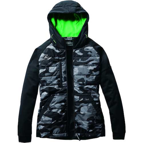 バートル ヒーターフーディジャケット3220-77-Sグレイカモ 3220-77-S