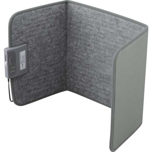 アイリスオーヤマ 104609 デスクパネルヒーター モスグレー APH-16B-H