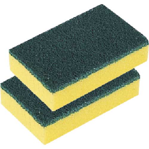 3M スコッチブライト 抗菌ウレタンスポンジ゛たわしS2個パック S-21KS2PW S-21KS 2PW