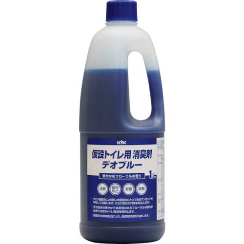 KYK 仮設トイレ用消臭剤デオブルー1L 41-001