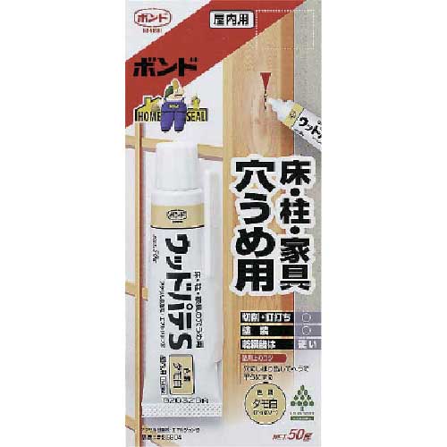 コニシ 水性ウッドパテタモ白30ml #25804 HS-50