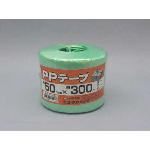 ユタカメイク PPテープ50mmx300m 緑 M-301-5