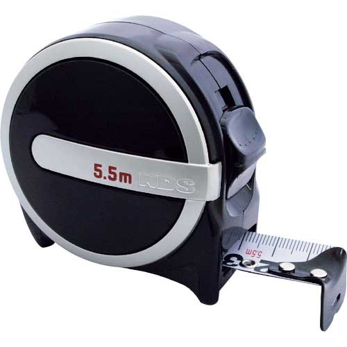 KDS コンベックス プロネクストライト 25巾 5.5m ブラック PXL25-55PBK