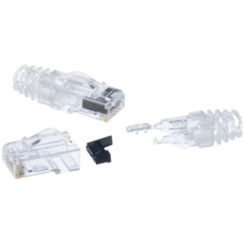 PANDUIT Cat6モジュラープラグ 導体径:23〜24AWG 単線・撚線共用 3ピース構造 100個入り SP688E-C