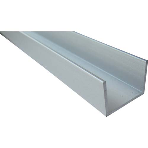 アルインコ アルミチャンネルアングル 14X12X1.0 シルバー 2m FM123SL