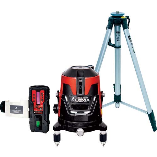シンワ レーザーロボ LEXIA 21P レッド 受光器・三脚セット 70942