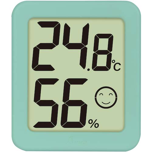 シンワ デジタル温湿度計 環境チェッカー ミニ ミント 73246