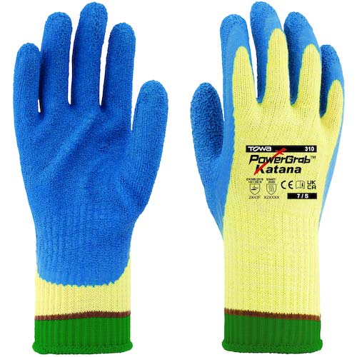 トワロン 耐切創手袋 パワーグラブKatana 7/S (12双入) 310-12P-7S