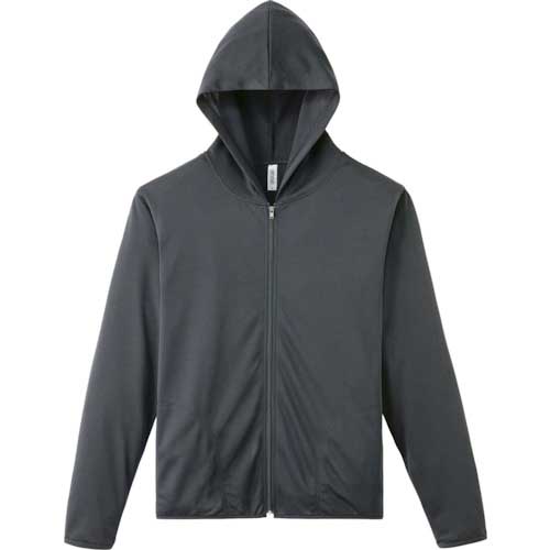 glimmer ドライジップパーカーー00338-AMZ-ダークグレー-LL 00338-AMZ-DGRY-LL