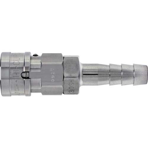 日東 ハイカプラBL (ホース取付用ソケット) 相手側ホースサイズ(インチ)1/4(40489) 20SH-BL SUS NBR