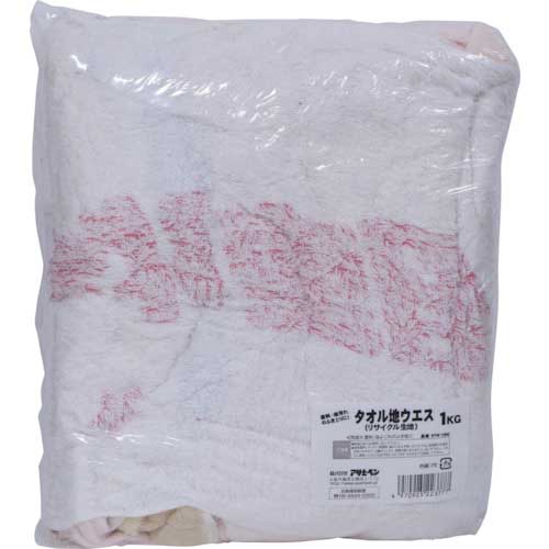アサヒペン タオル地ウエス(リサイクル生地)1KGRTW-1000 223777