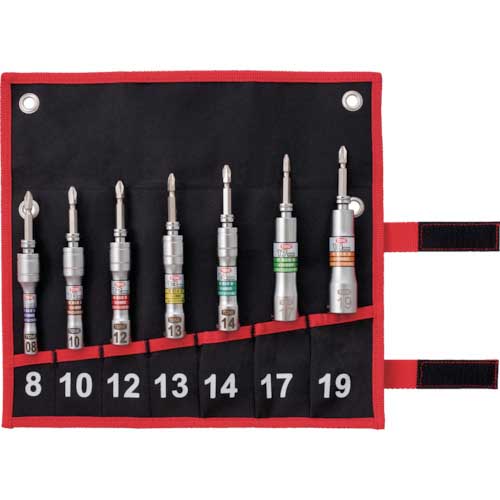 TONE ソケットビット(電動工具用) 差替式ユニバーサルビットソケットセット 差込角6.35mm 2BNU700