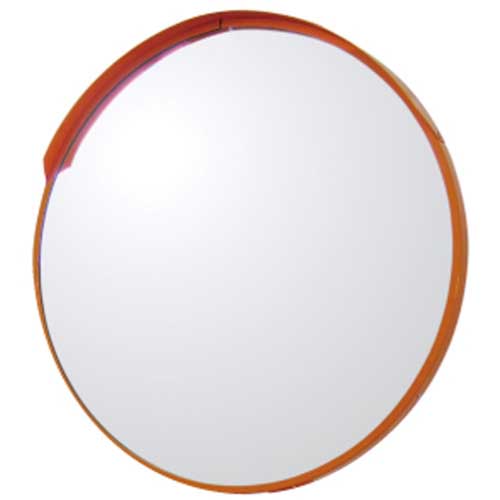 【廃番】ユニット カーブミラー Sポールなし アクリル製 800Фmm 384-61