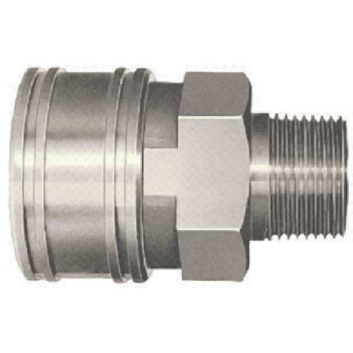 日東 TSPカプラ 鋼鉄製 ニトリルゴムSG(NBR)(めねじ取付用ソケット) 相手側Rc3/8(00838) 3TSM STEEL NBR