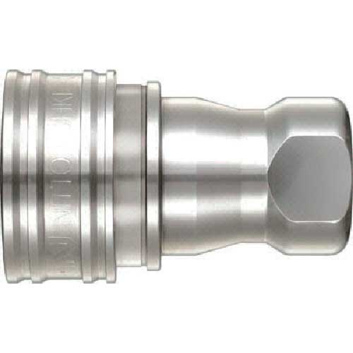 日東 SPカプラ タイプAソケット ステンレス製 ニトリルゴムNBR(SG) 相手側取付サイズR1/2(07896) 4S-A SUS NBR