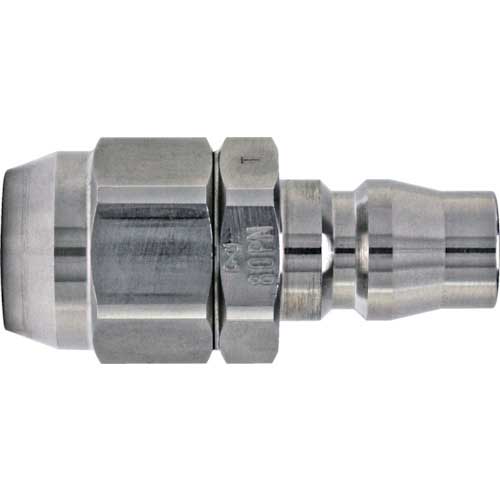 日東 ナットカプラ (ウレタンホース取付用プラグ) 相手側ホースサイズ8.0×12.0(40400) 80PN SUS