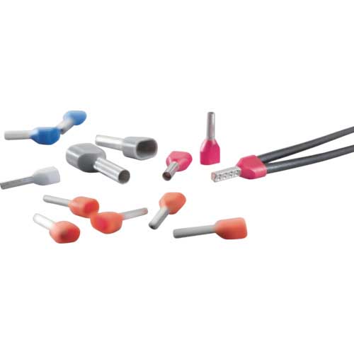 【廃番】ワイドミュラー 2本用絶縁カバー付圧着端子 H0.75/14 ZH W フェルー 9037230000