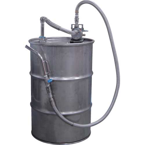 【廃番】アクアシステム エア式ハンディ遠心ドラムポンプ 溶剤 薬品 ACHD-20SUS