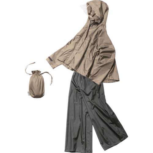 【廃番】マック ワイドレインスーツ M グレージュ AS62012