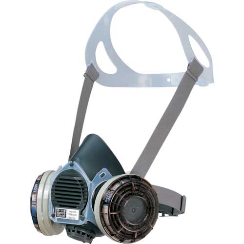 シゲマツ 【受注生産品】 取替え式防じんマスク M/L DR80U2W(M/L)
