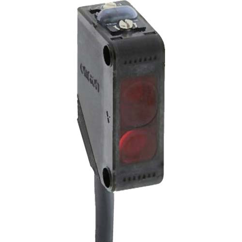 OMRON 小型アンプ内蔵光電センサ 角型 拡散反射形 検出距離100mm E3Z-D61 2M