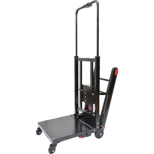 サンコー 折り畳み電動階段のぼれる台車 ELEFLDSBK