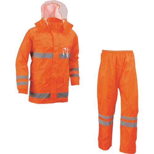 船橋 安全レイン オレンジ Lサイズ FS-6000 OR L