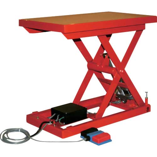 TRUSCO テーブルリフト250kg 電動Bねじ式 DC48V 600×900 HDL-L2569V-D4