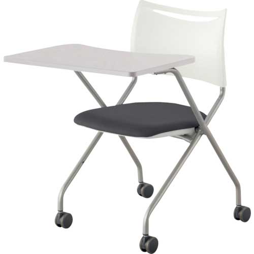 アイリスオーヤマ ネスティングチェア 大型メモ台 グレー LTS-4N-WMD2-F-GR