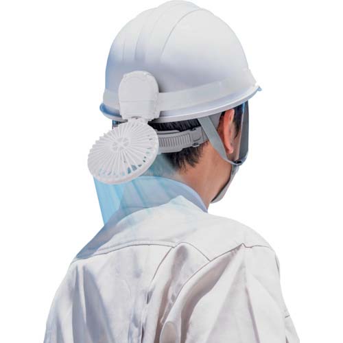 マジクール マイファンプラス ヘルメット装着キット(モバイルバッテリー別) ホワイト MFPL1-WHHM1