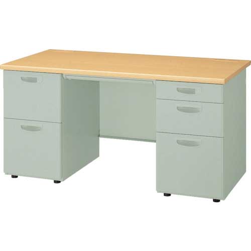 【廃番】NAIKI 両袖デスク 1600×700×700 NED167BA-AWL