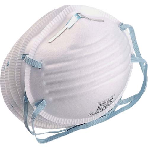 トーヨーセーフティ 農薬散布用マスク(粉剤・液剤用) 5枚入 NO.1700-N