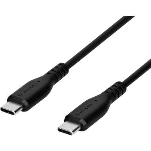 Owltech やわらかくて断線に強い USB2.0 Type-C to C ケーブル 2m PD100W対応 eMarker+Mini-Breaker搭載 OWL-CBKGBCC20-BK