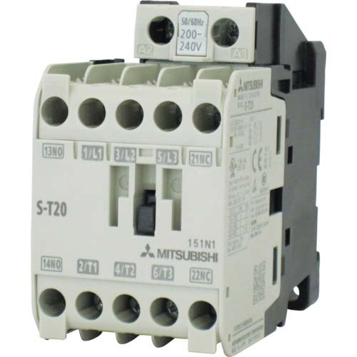 三菱電機 電磁接触器 S-Tシリーズ(非可逆品) フレームT20 S-T20AC100V