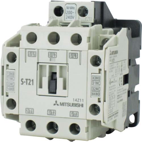 三菱電機 電磁接触器 S-Tシリーズ(非可逆品) フレームT21 S-T21AC100V