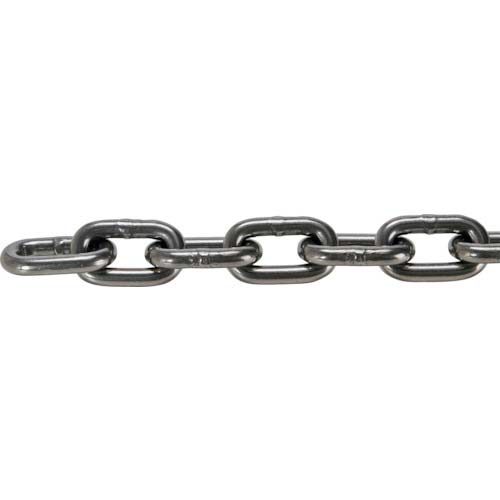 【廃番】TRUSCO JIS F2106第一種規格相当 ロングリンクチェーン スチール 磨き 線径6mm×長さ4.1M〜5.0M TIC-6-LG-M-5C