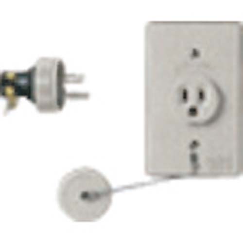 【廃番】Panasonic ロック式接地防水埋込コンセント WF4100F